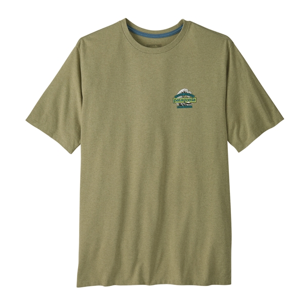 Patagonia Mens Great Waves Responsibili-Tee - Gumtree Green