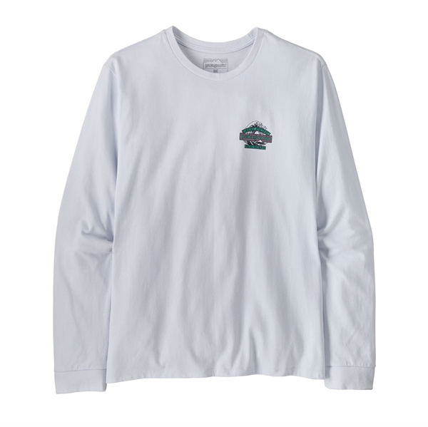 Patagonia Mens L/S Great Waves Responsibili-Tee - White