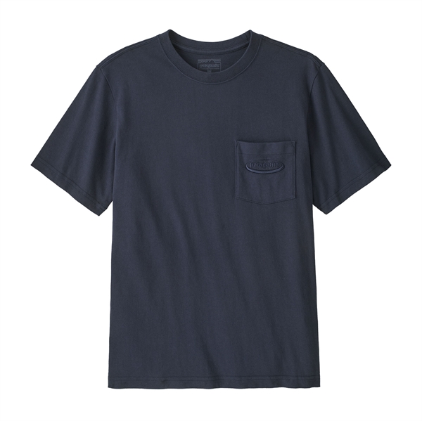 Patagonia Mens MW '95 Oval Logo Pocket Tee - New Navy 