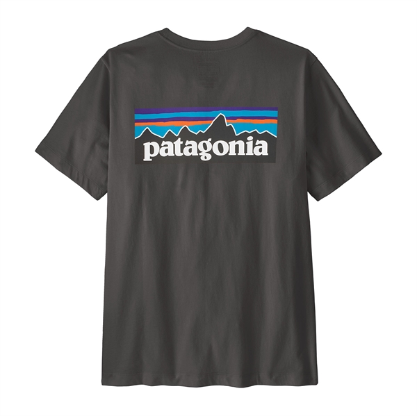 Patagonia Mens P-6 Logo T-Shirt - Ink Black