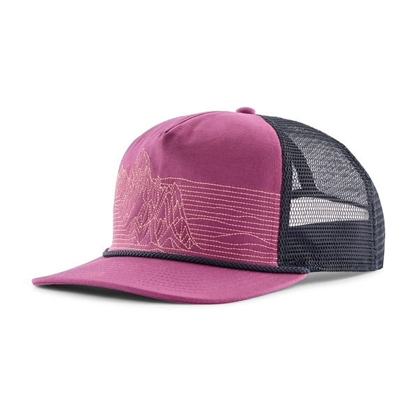 Patagonia Airfarer Cap - Strataspire Stripe/Faded Magenta