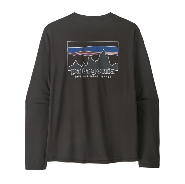 Patagonia Mens L/S Cap Cool Daily Shirt '73 - Black