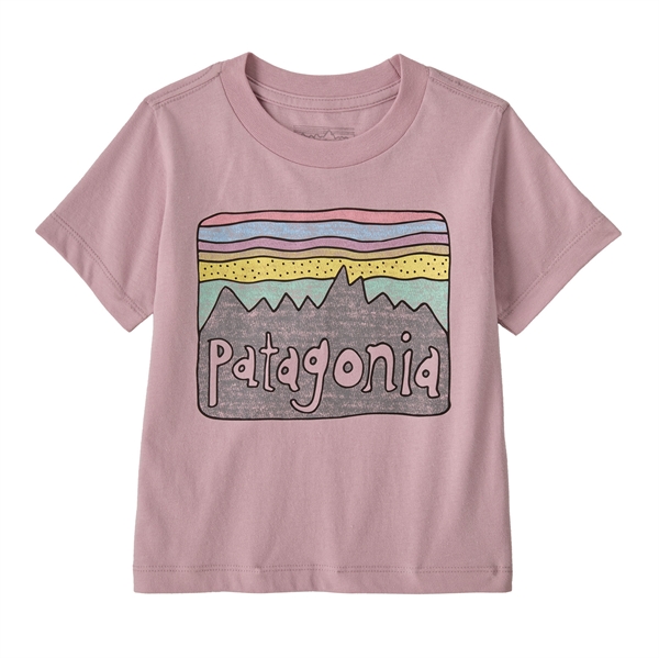 Patagonia Baby Fitz Roy Skies T-Shirt - Quiet Violet 