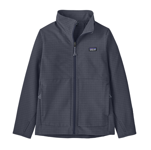 Patagonia Kids R1 TechFace Jacket - Smolder Blue 