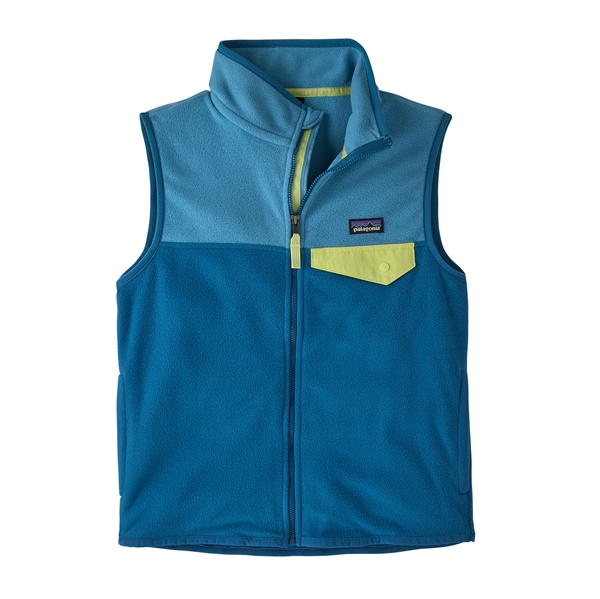 Patagonia Kids Micro D Snap-T Vest - Aquatic Blue 