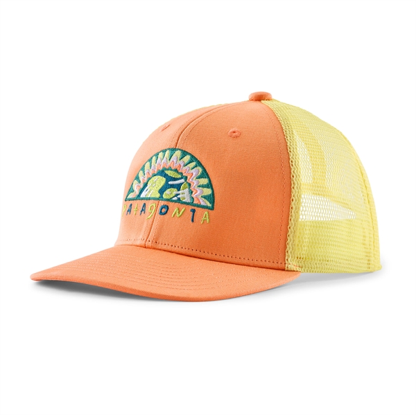 Patagonia Kids Trucker Hat - Kids Planet: Peach Sherbe