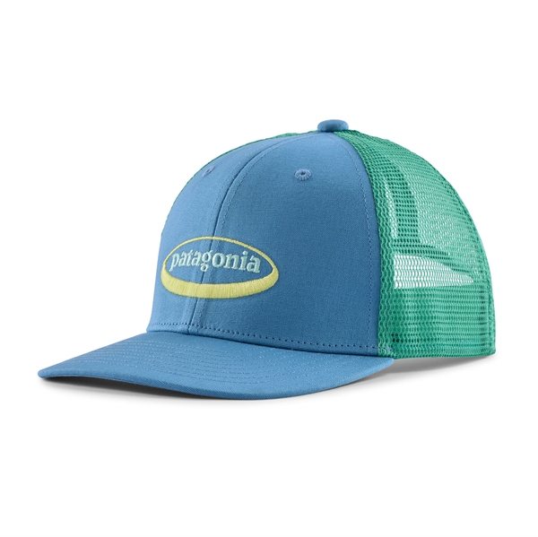 Patagonia Kids Trucker Hat - '95 Oval Logo: Shore Blue
