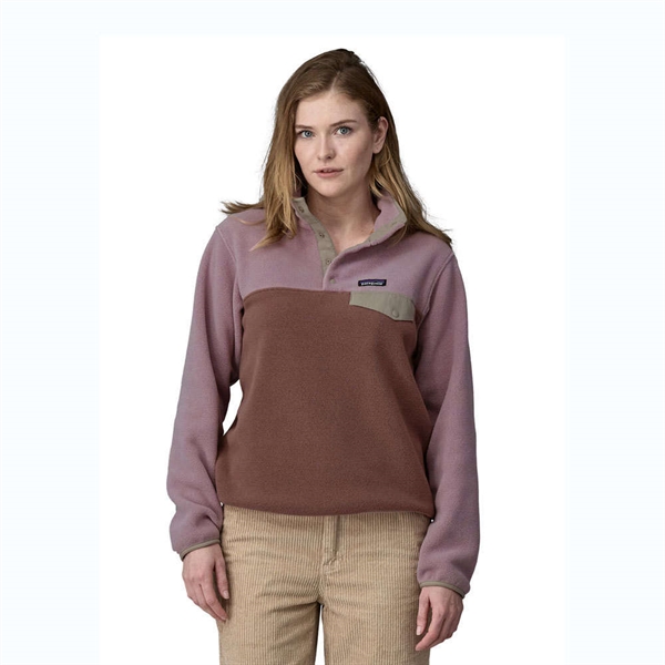 Patagonia Womens LW Synch Snap-T - Dulse Mauve