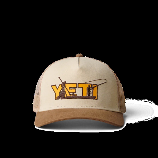 YETI - INTL Skiff HAT - Khaki/Alpine Yellow