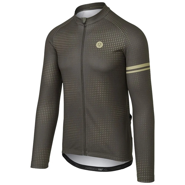 AGU - Pixel Jersey LS Essential Men - Forest Green