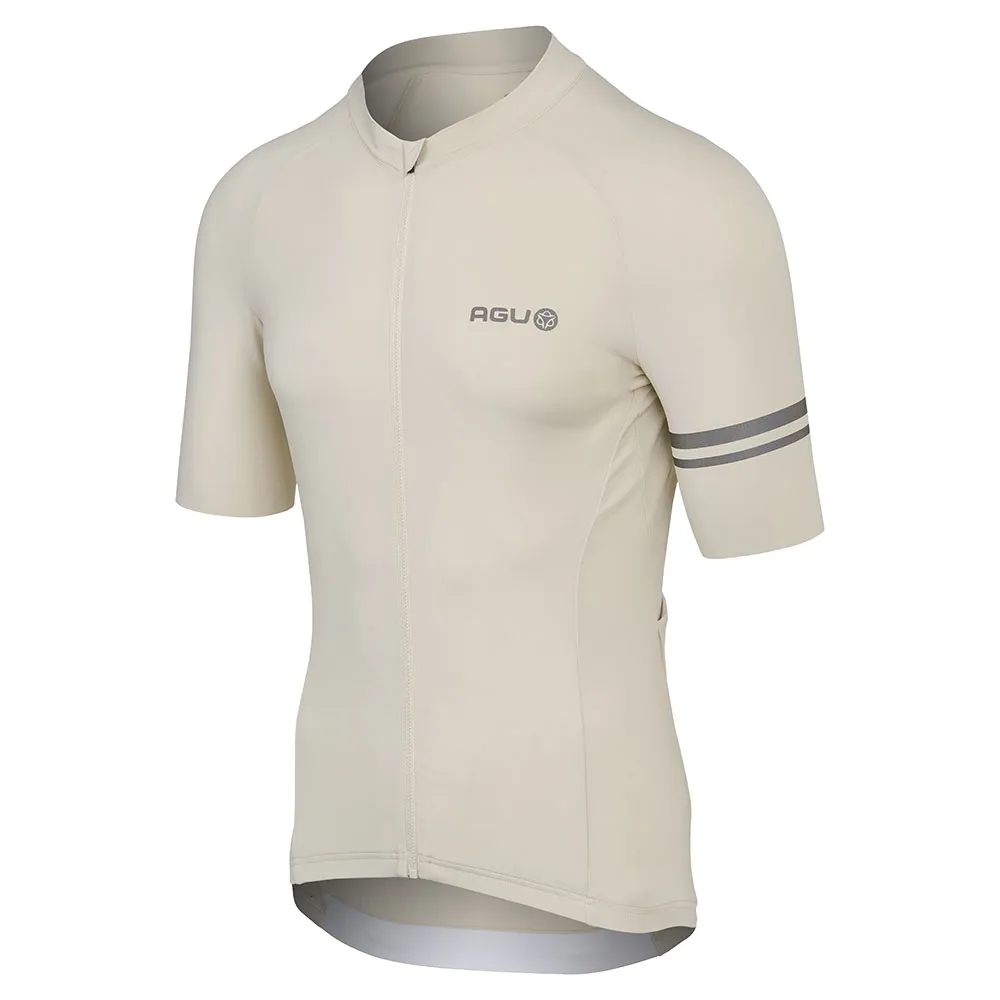 AGU - Solid Jersey SS Performance Men - Peanut Cream