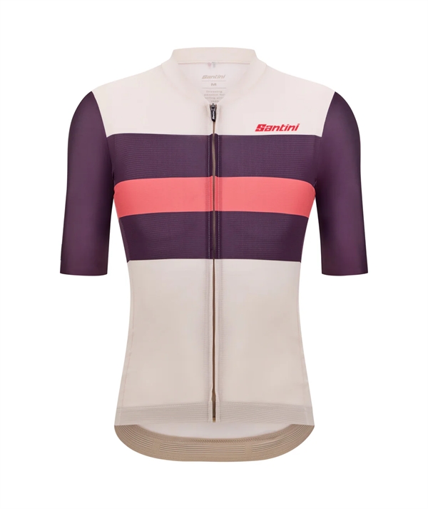 Santini Bengal ECO kortærmet cykeltrøje unisex - Beige