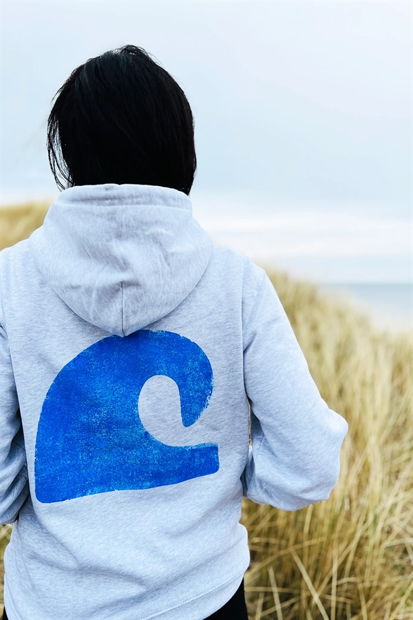 Hjemhavn - Hoodie "Out of Office" - Cool Heather Grey