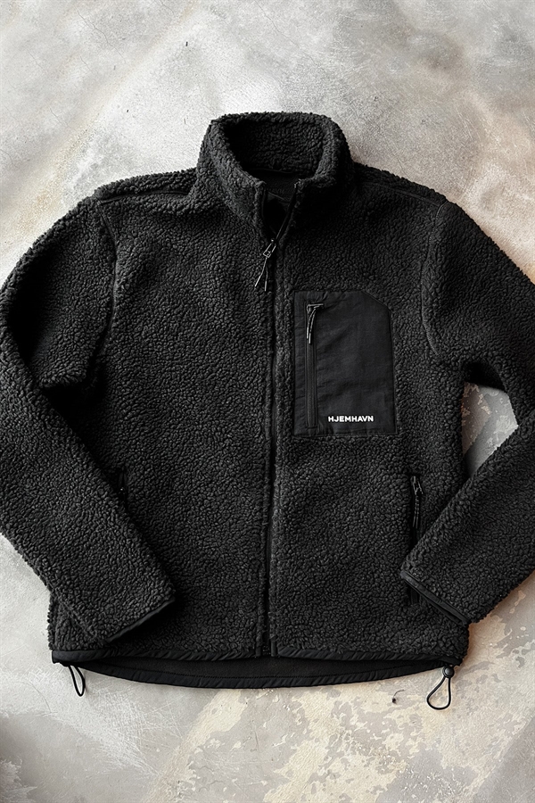 Hjemhavn Sherpa Jacket - Black