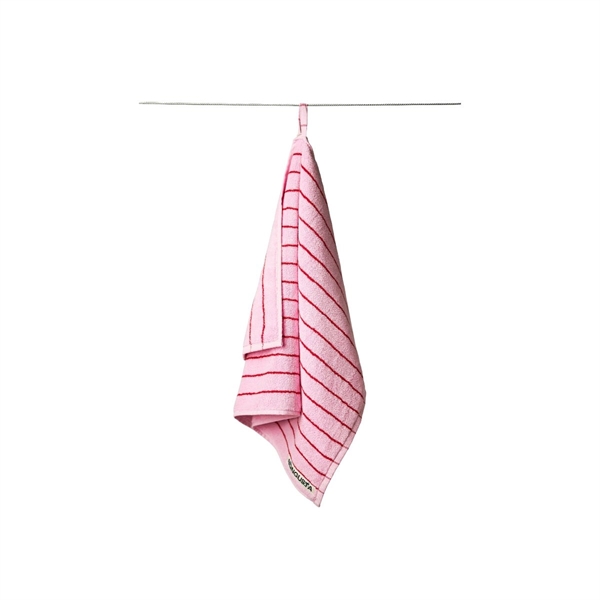 BONGUSTA Naram Gæstehåndklæde - Baby Pink & Ski Patrol