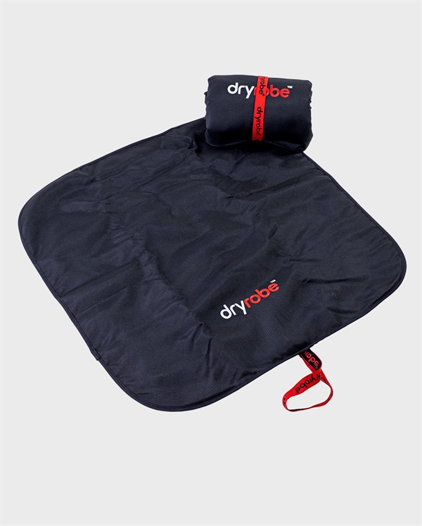 Dryrobe Changing Mat - Black Red