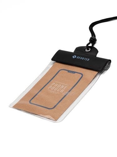 Devoted waterproof phone pouch transparant