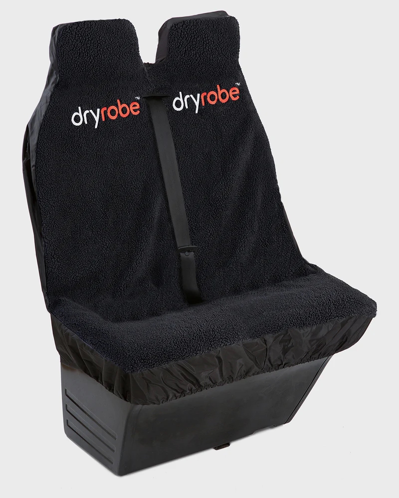 Dryrobe Double Car Seat Cover - Black/black