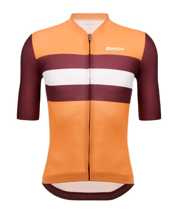 Santini Bengal ECO kortærmet cykeltrøje unisex - Orange