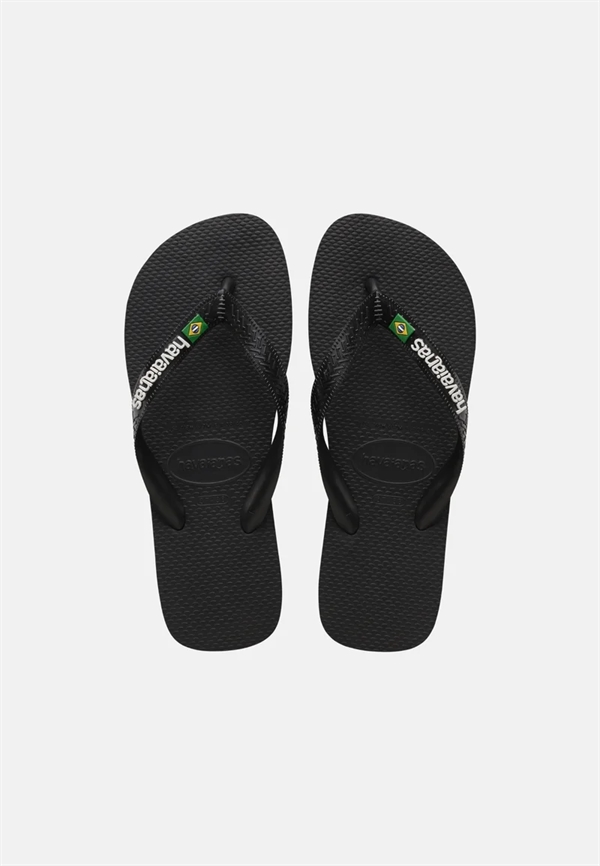 Havaianas Brasil Logo 1069 - Black/Black 