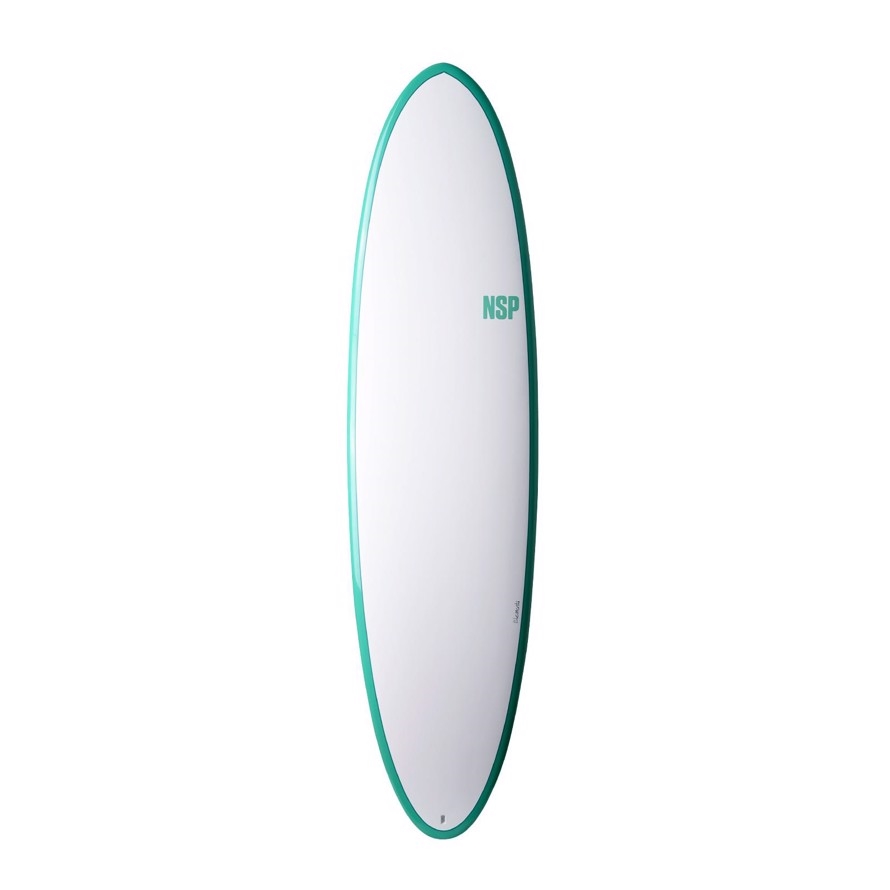 NSP Elements HDT Fun 7\'6" Green Surfboard