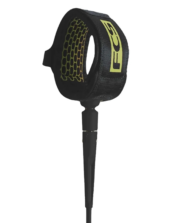 FCS 9' All Round Essential Leash - Coal Lime