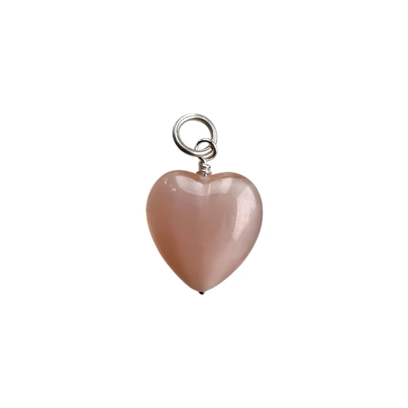 Pico French Grande Heart Pendant - FS Misty Rose		