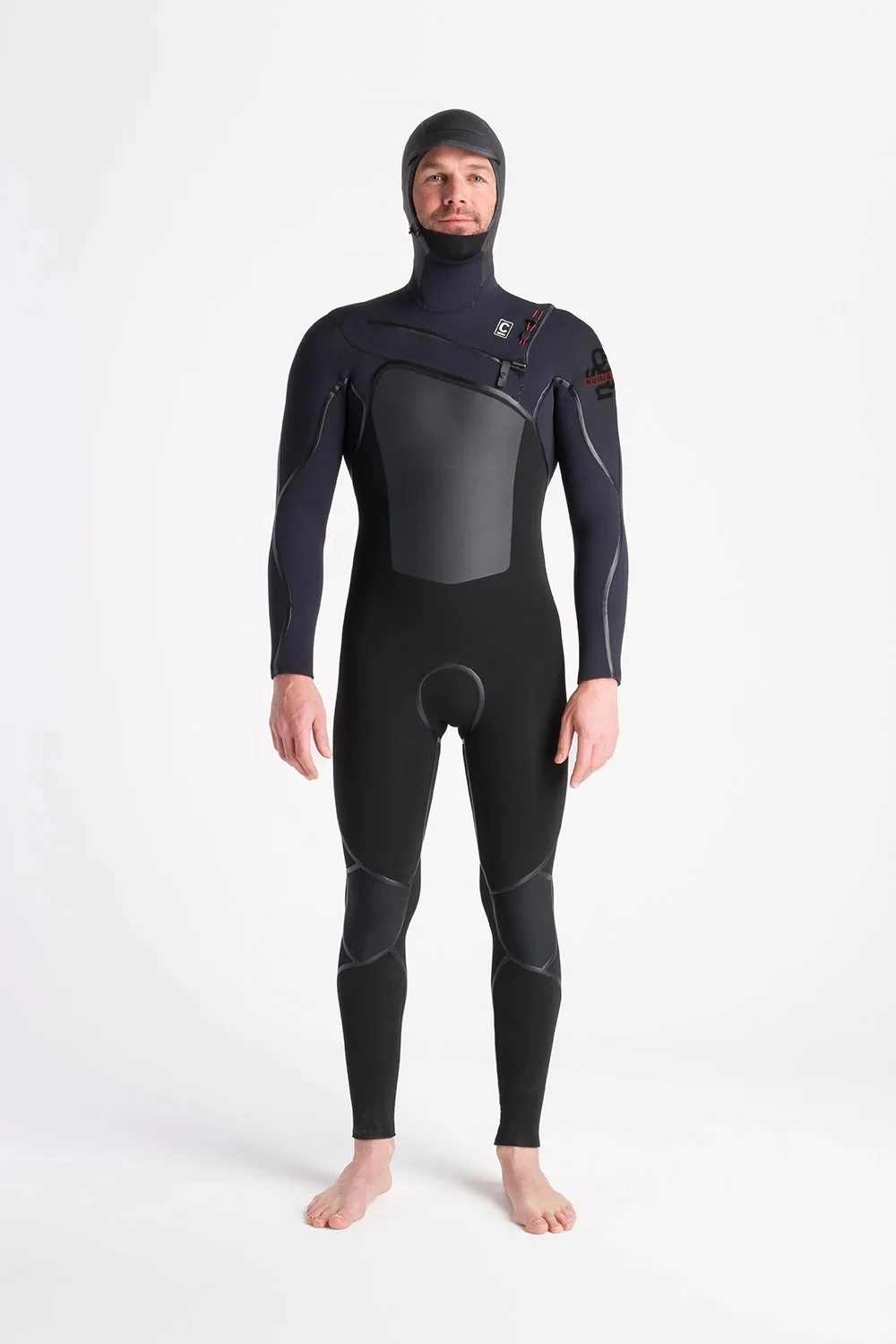 C-Skins Mens NuWave Wired+ 6:5 LQS Hooded Steamer