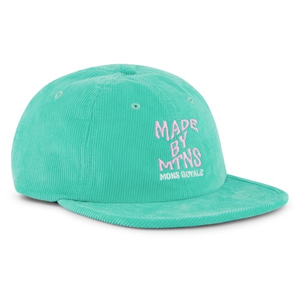 Mons Royale Corduroy Roam Cap Aqua Green