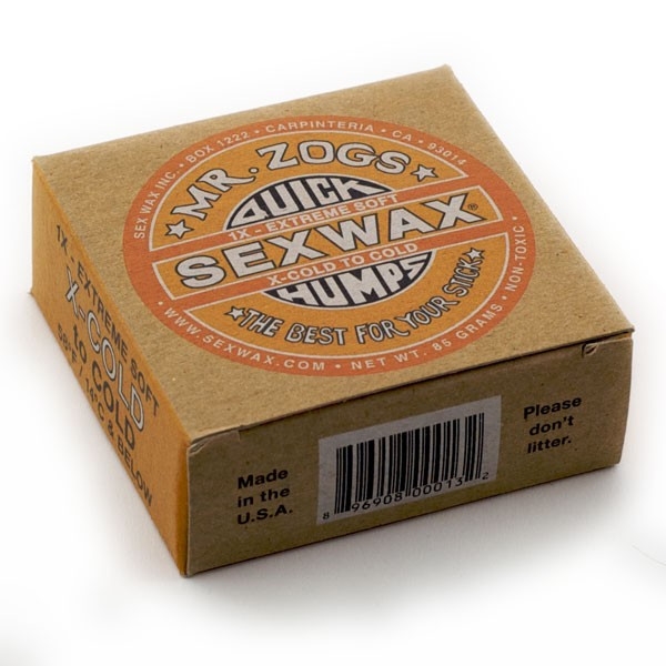 Mr. Zog's Sexwax Quick Humps Wax 4x Firm - Mid Cool - Orange