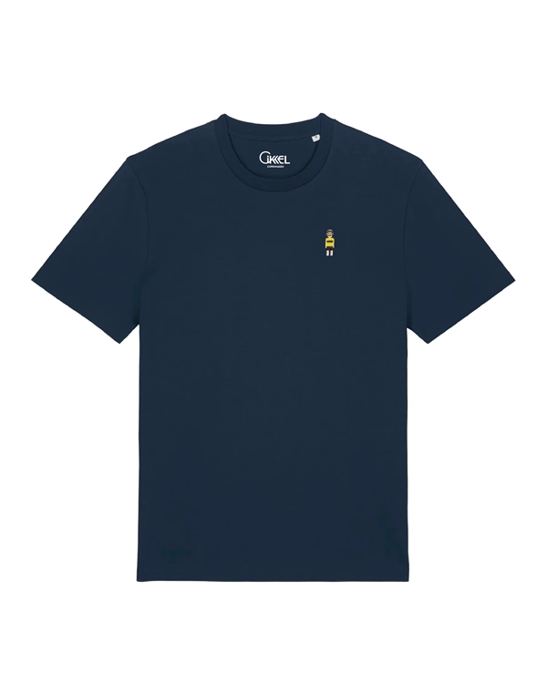 Cikkel Copenhagen Otto T-Shirt - Yellow Jersey Navy Blue