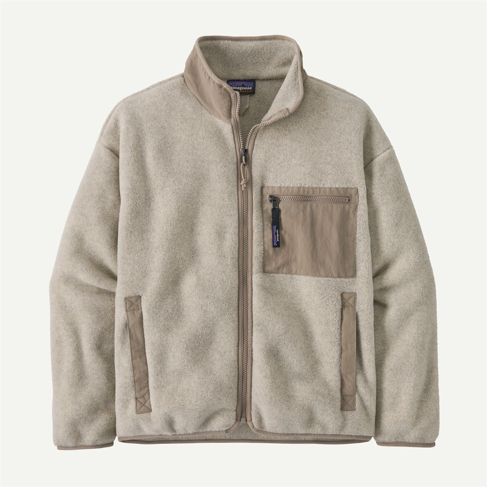 Patagonia Womens Synchilla Jacket - Oatmeal Heather w/Seabird Grey