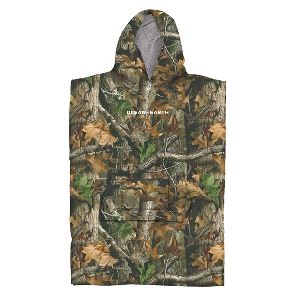 Ocean+Earth Youth Camo Hooded Poncho
