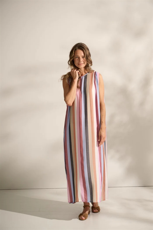 Moshi Moshi Mind Oceana Dress Silky Stripe - Multi Stripe