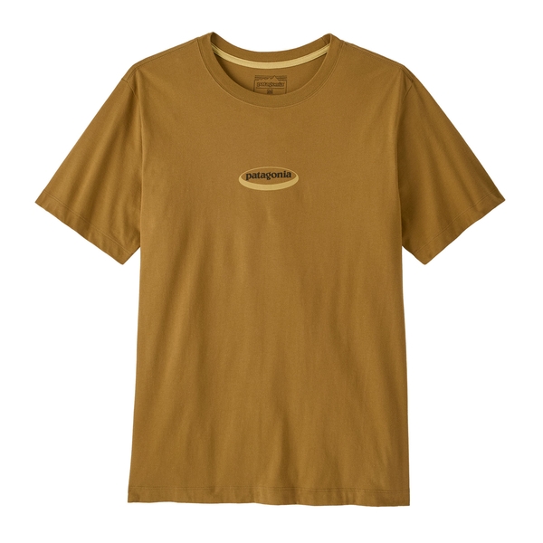 Patagonia Mens 95 Oval Logo T-Shirt- Bobcat Brown: Sunshine