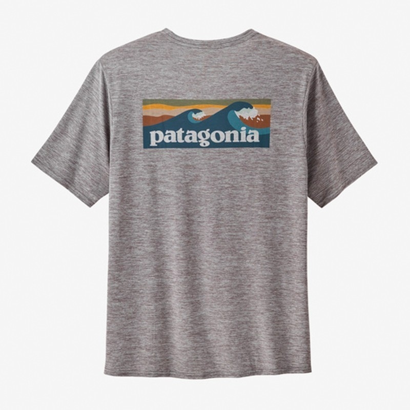 Patagonia Mens Cap Cool Daily Graphic T-Shirt - Waters
