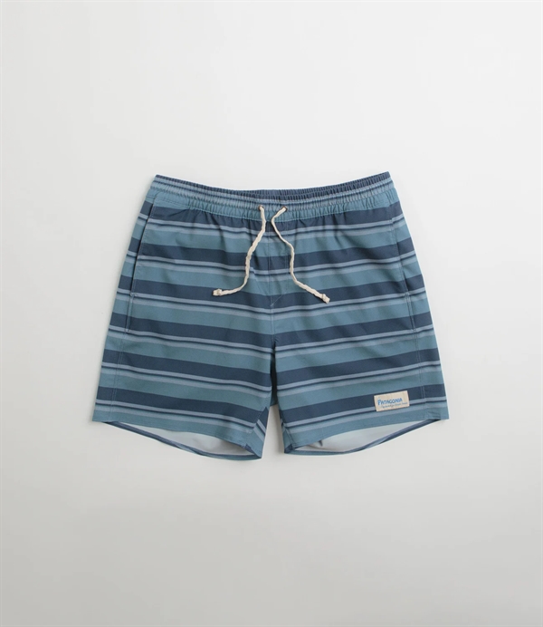 Patagonia Mens Hydropeak Boardshorts 18 in. - Twinnie Stripe: Still Blue