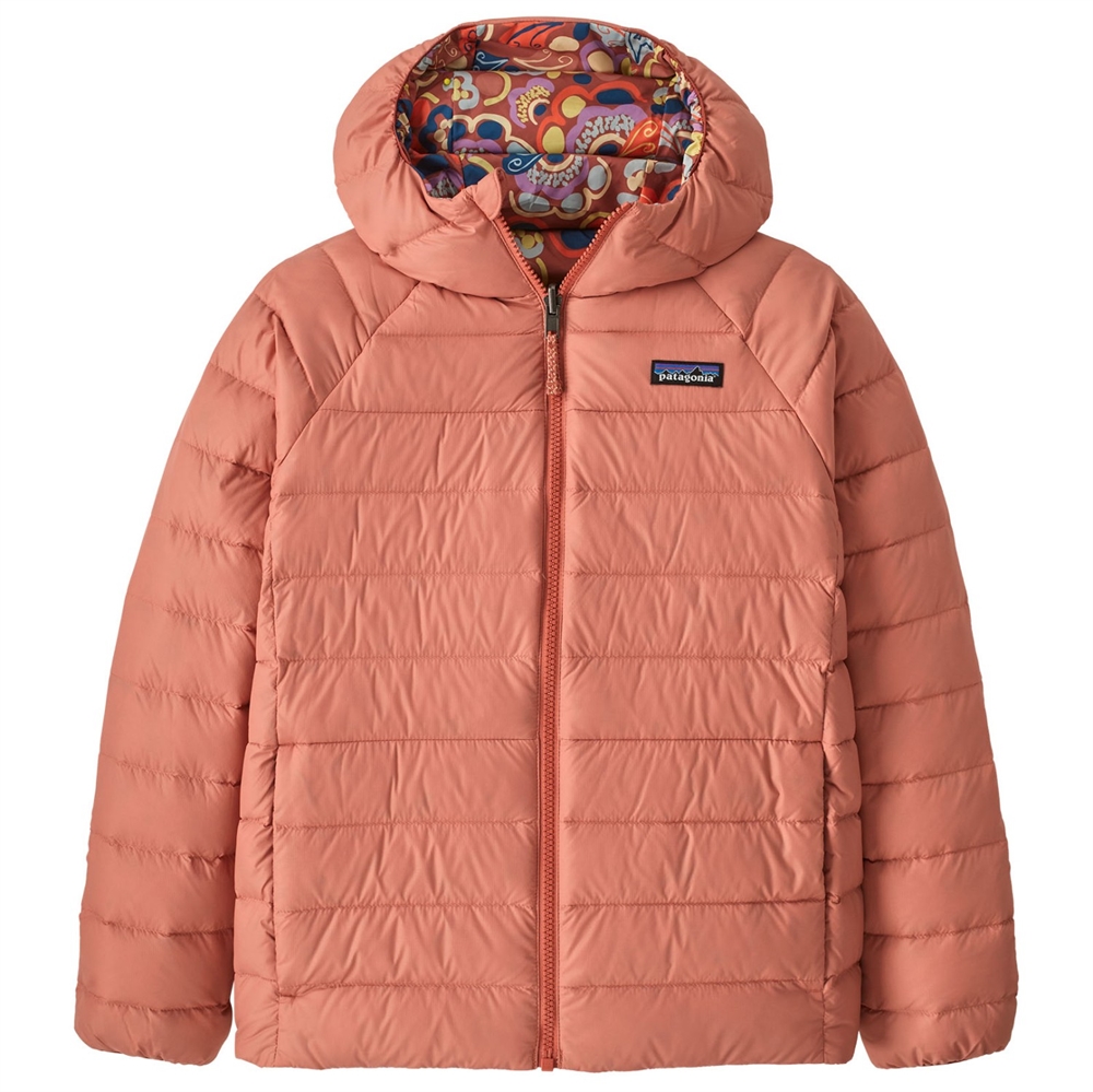 Patagonia Kids Reversible Down Sweater - River River: Potters Red