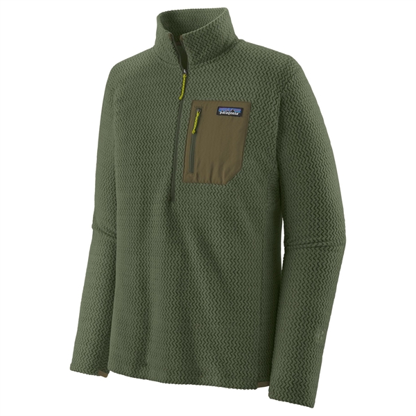 Patagonia Mens R1 Air Zip Neck - Torrey Pine Green