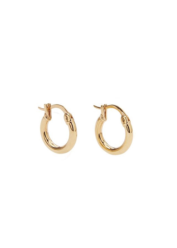 Pico Amanda Small Hoops - FG/Goldplated