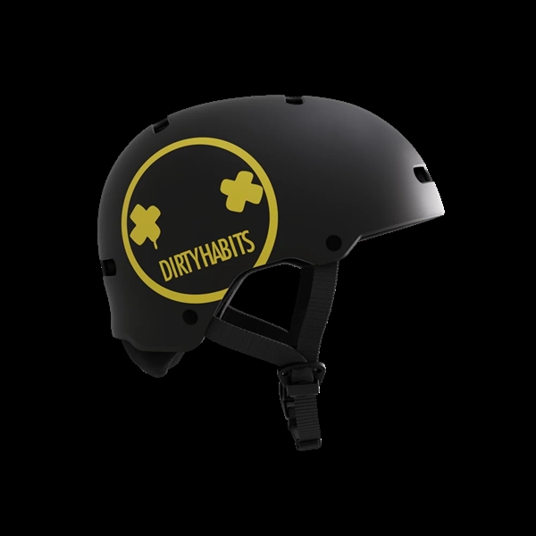 Mystic Vandal Pro Helmet Dirty Habits - Black / Yellow