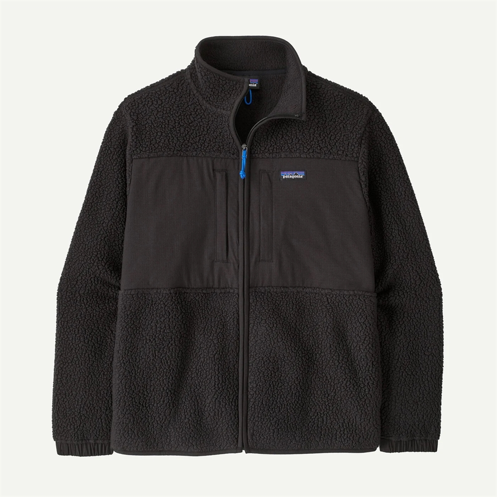 Patagonia Mens Retro Pile Patch Jacket - Black
