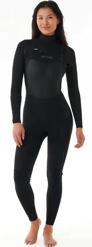 Rip Curl Women Dawn Patrol 5/3 Chest Zip Våddragt - Black