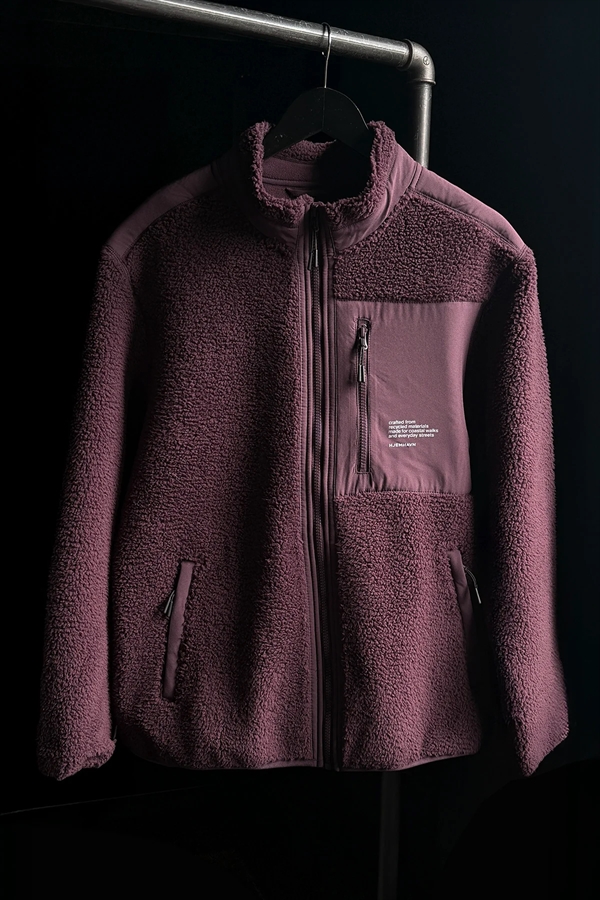 Hjemhavn Sherpa Jacket - Red Brown