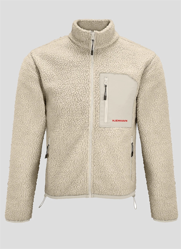 Hjemhavn - SHERPA JACKET - SAND