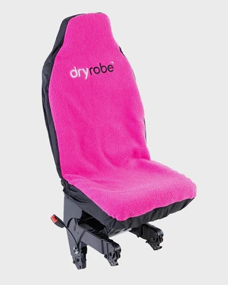 Dryrobe Single Car Seat Cover - Black/pink
