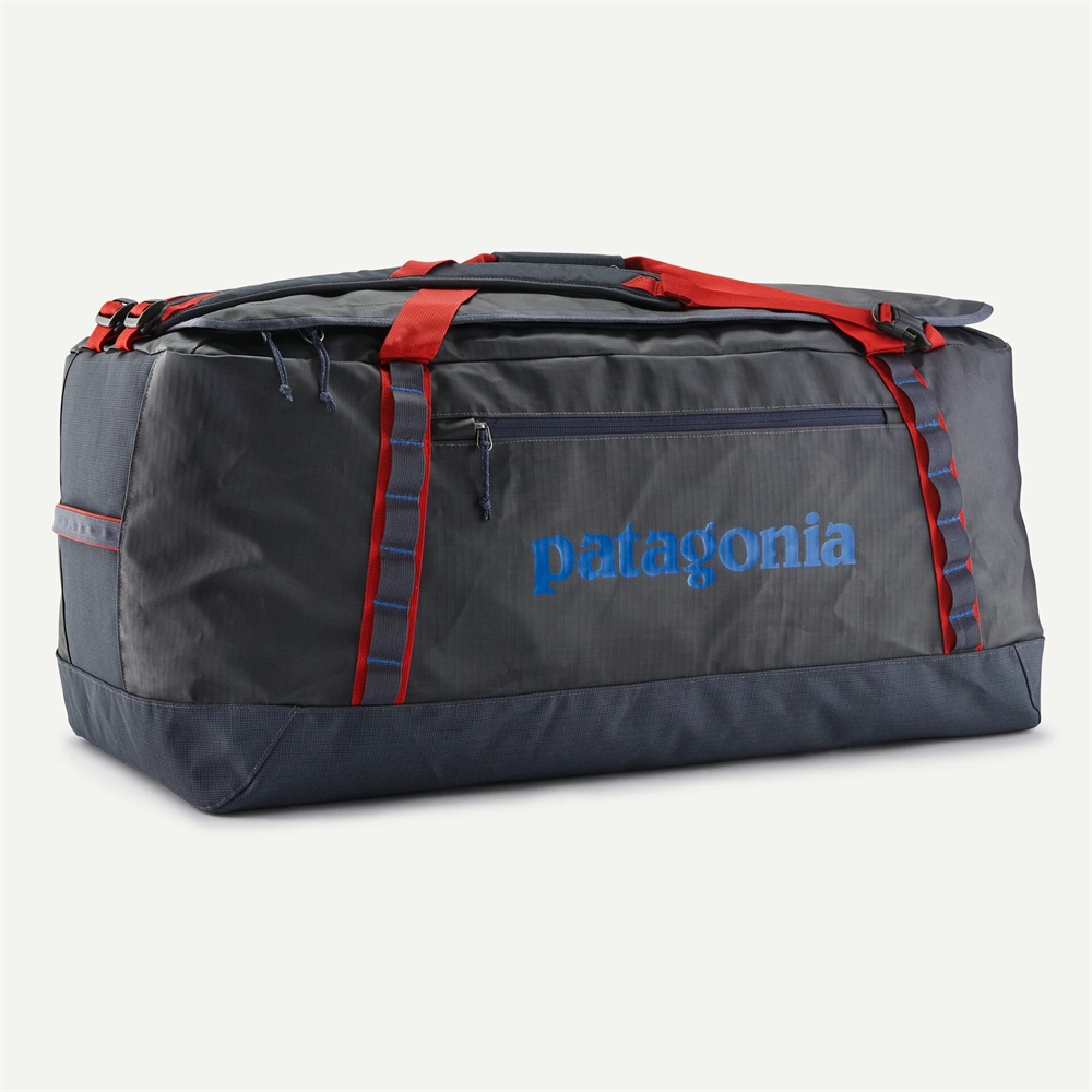 Patagonia Black Hole Duffel 100L - Smolder Blue w/Amanita Red