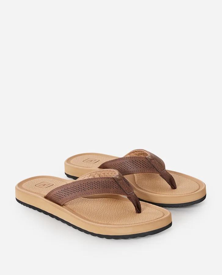 Rip Curl CHIBA 2.0 BLOOM OPEN TOE - Brown/ Tan