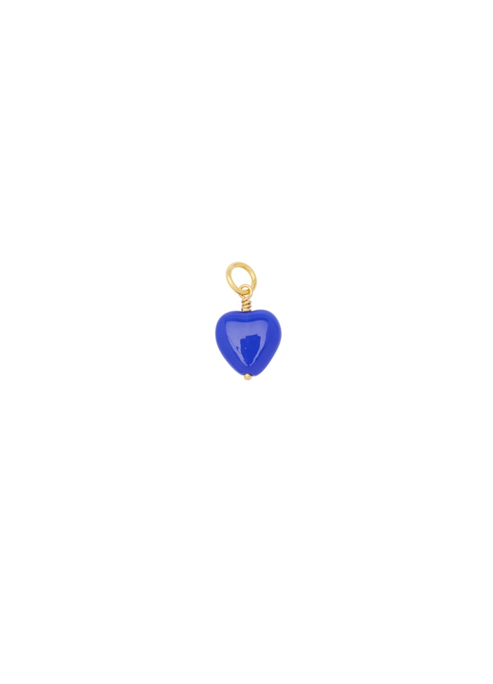 Pico French Heart Pendant - Blue-FG