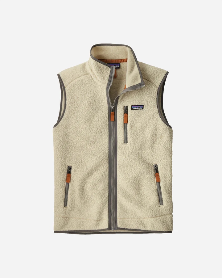Patagonia Mens Retro Pile Vest - Pelican